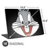 Looney Tunes Bugs Bunny Universal Laptop 18in (14.6 x 10.6in) Skin