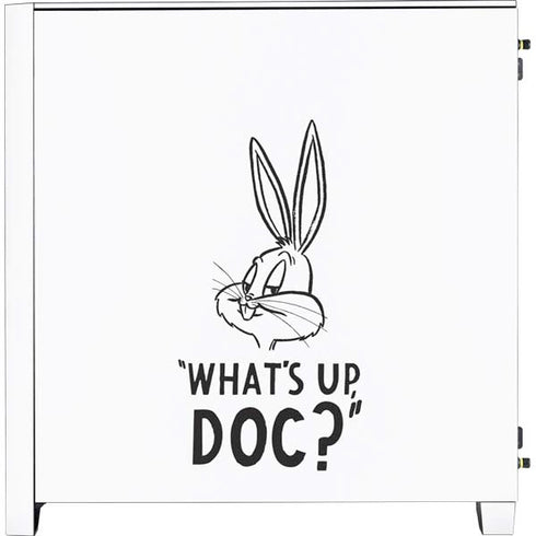 Looney Tunes Bugs Bunny Whats Up Doc Corsair 4000D Tempered Glass Mid-Tower ATX Case Skin