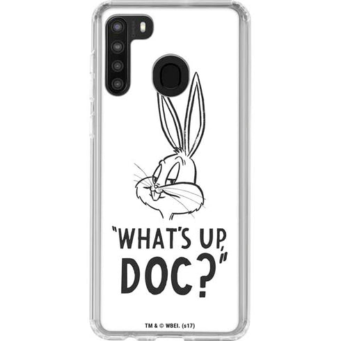 Looney Tunes Bugs Bunny Whats Up Doc Galaxy A21 Clear Case