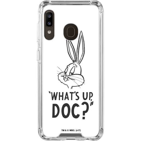 Looney Tunes Bugs Bunny Whats Up Doc Galaxy A30 Clear Case