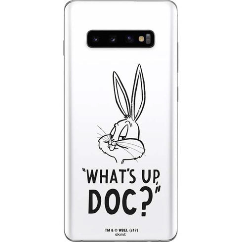 Looney Tunes Bugs Bunny Whats Up Doc Galaxy S10 Plus Skin