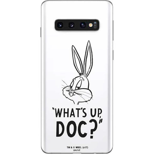 Looney Tunes Bugs Bunny Whats Up Doc Galaxy S10 Skin