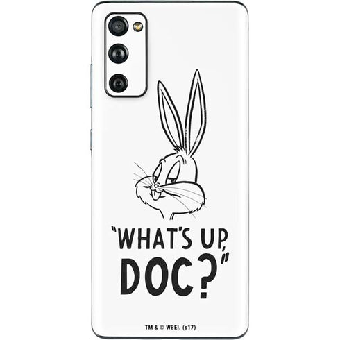 Looney Tunes Bugs Bunny Whats Up Doc Galaxy S20 Fan Edition Skin