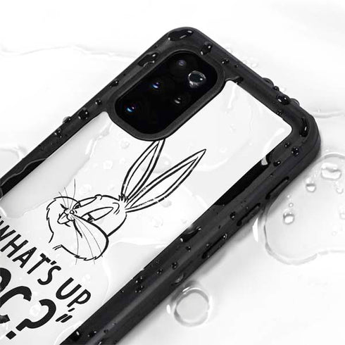Looney Tunes Bugs Bunny Whats Up Doc Galaxy S20 Plus Waterproof Case