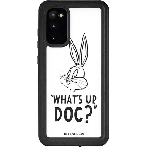 Looney Tunes Bugs Bunny Whats Up Doc Galaxy S20 Waterproof Case