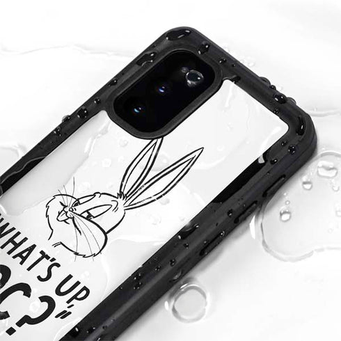 Looney Tunes Bugs Bunny Whats Up Doc Galaxy S20 Waterproof Case