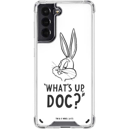 Looney Tunes Bugs Bunny Whats Up Doc Galaxy S21 5G Clear Case