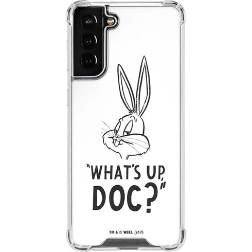 Looney Tunes Bugs Bunny Whats Up Doc Galaxy S21 FE Clear Case