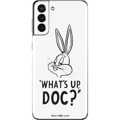 Looney Tunes Bugs Bunny Whats Up Doc Galaxy S21 Plus 5G Skin