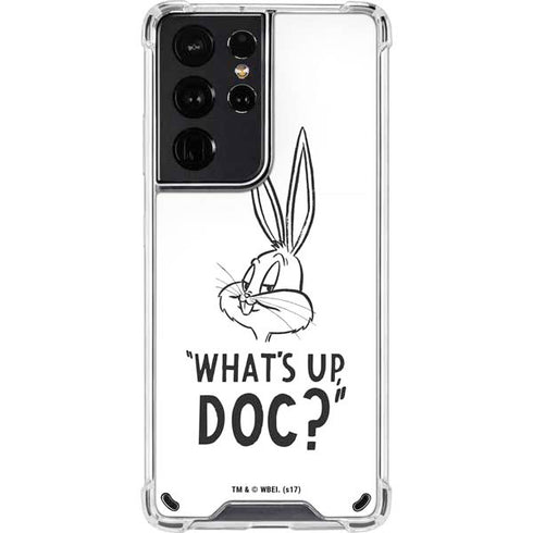 Looney Tunes Bugs Bunny Whats Up Doc Galaxy S21 Ultra 5G Clear Case