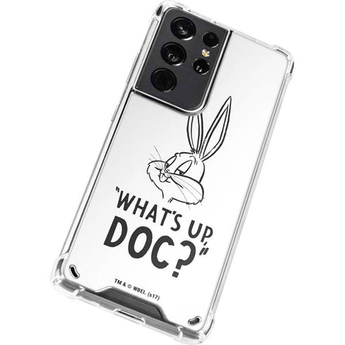 Looney Tunes Bugs Bunny Whats Up Doc Galaxy S21 Ultra 5G Clear Case
