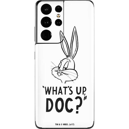 Looney Tunes Bugs Bunny Whats Up Doc Galaxy S21 Ultra 5G Skin