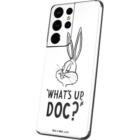 Looney Tunes Bugs Bunny Whats Up Doc Galaxy S21 Ultra 5G Skin