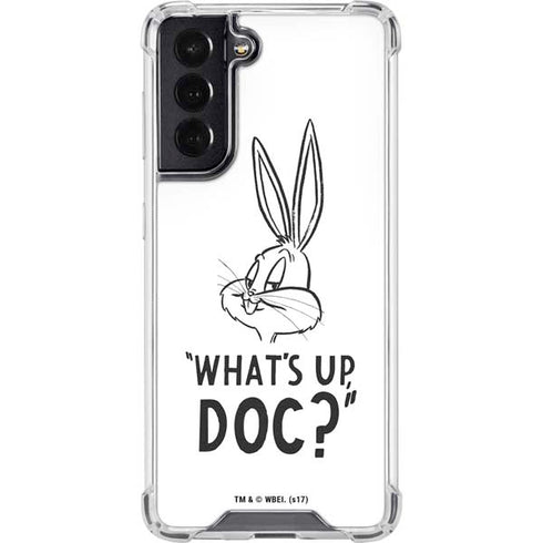Looney Tunes Bugs Bunny Whats Up Doc Galaxy S22 Clear Case