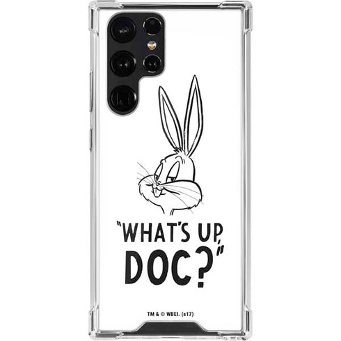 Looney Tunes Bugs Bunny Whats Up Doc Galaxy S22 Ultra Clear Case