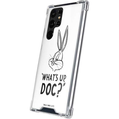 Looney Tunes Bugs Bunny Whats Up Doc Galaxy S22 Ultra Clear Case