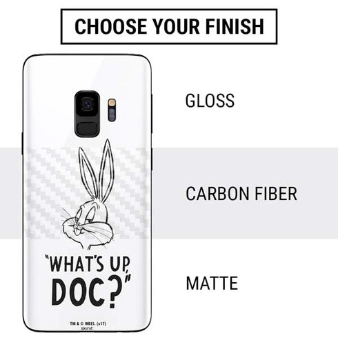 Looney Tunes Bugs Bunny Whats Up Doc Galaxy S9 Skin