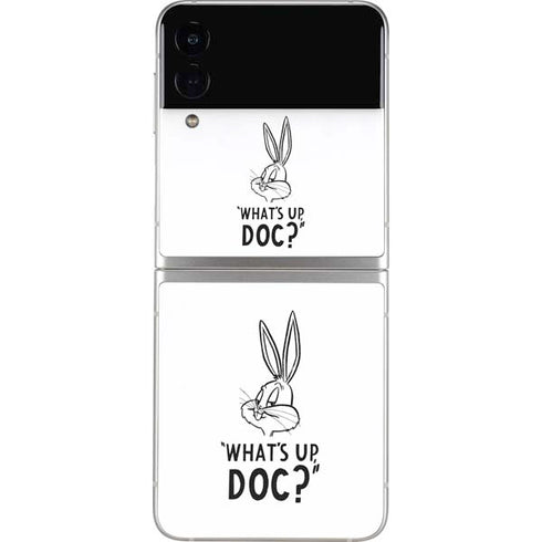 Looney Tunes Bugs Bunny Whats Up Doc Galaxy Z Flip3 5G Skin