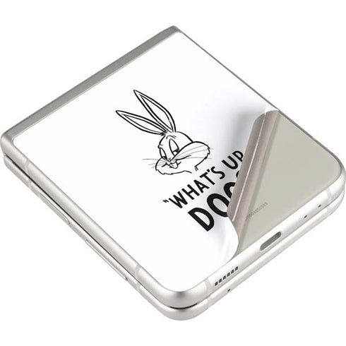 Looney Tunes Bugs Bunny Whats Up Doc Galaxy Z Flip3 5G Skin