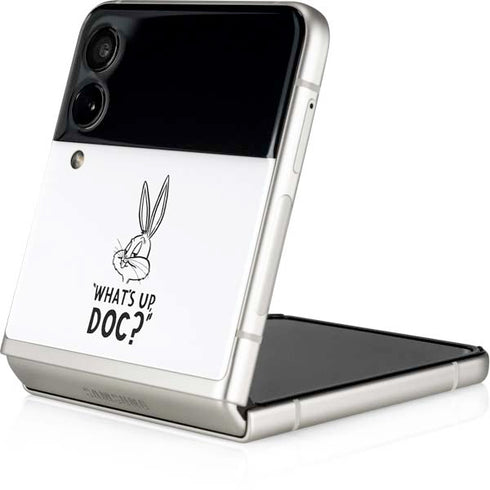 Looney Tunes Bugs Bunny Whats Up Doc Galaxy Z Flip4 5G Skin