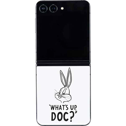 Looney Tunes Bugs Bunny Whats Up Doc Galaxy Z Flip5 5G Skin