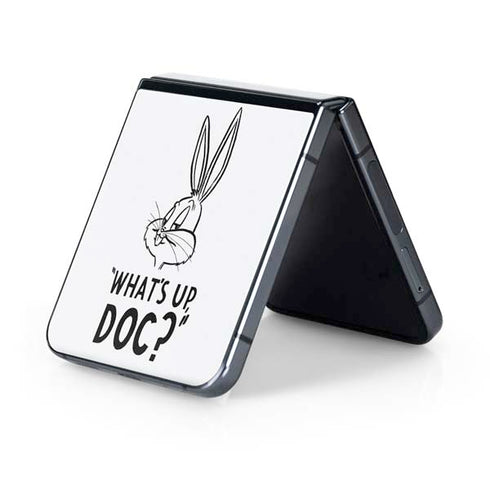 Looney Tunes Bugs Bunny Whats Up Doc Galaxy Z Flip5 5G Skin