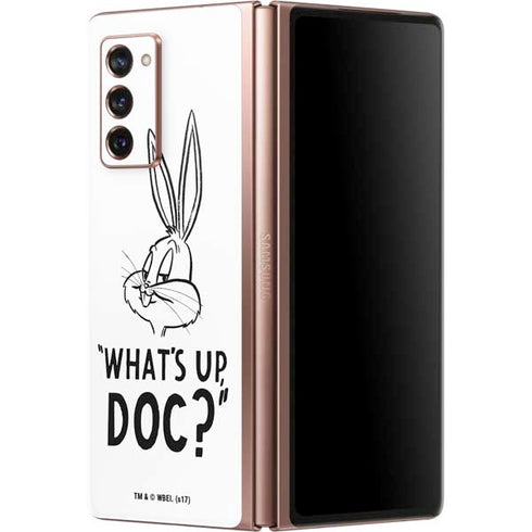 Looney Tunes Bugs Bunny Whats Up Doc Galaxy Z Fold2 5G Skin