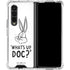 Looney Tunes Bugs Bunny Whats Up Doc Galaxy Z Fold4 5G Clear Case