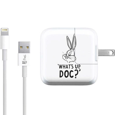 Looney Tunes Bugs Bunny Whats Up Doc iPad Charger (10W USB) Skin