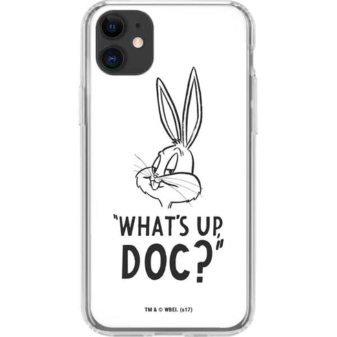 Looney Tunes Bugs Bunny Whats Up Doc iPhone 11 Clear Case