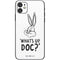 Looney Tunes Bugs Bunny Whats Up Doc iPhone 11 Skin