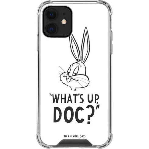 Looney Tunes Bugs Bunny Whats Up Doc iPhone 12 Clear Case