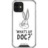 Looney Tunes Bugs Bunny Whats Up Doc iPhone 12 Clear Case