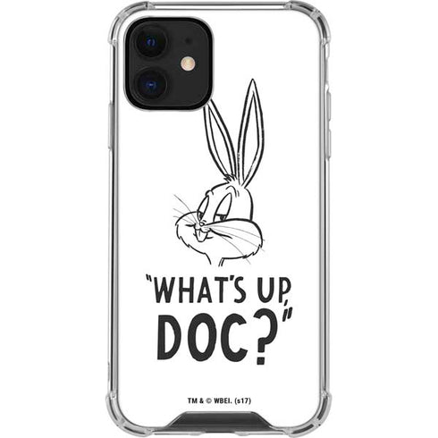 Looney Tunes Bugs Bunny Whats Up Doc iPhone 12 Mini Clear Case