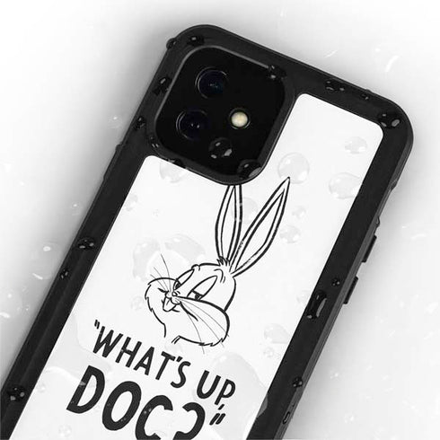 Looney Tunes Bugs Bunny Whats Up Doc iPhone 12 Mini Waterproof Case