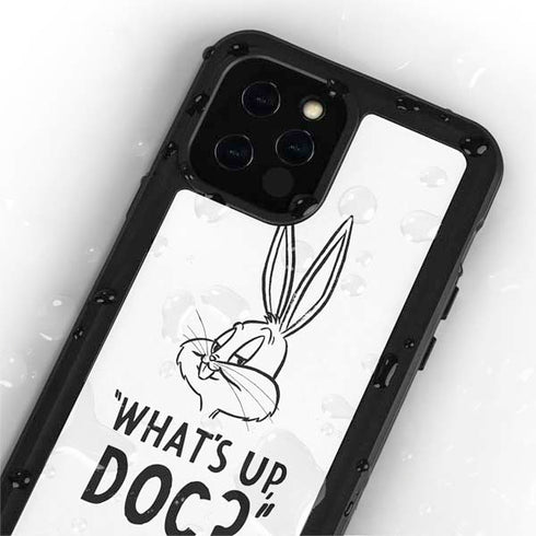 Looney Tunes Bugs Bunny Whats Up Doc iPhone 12 Pro Waterproof Case