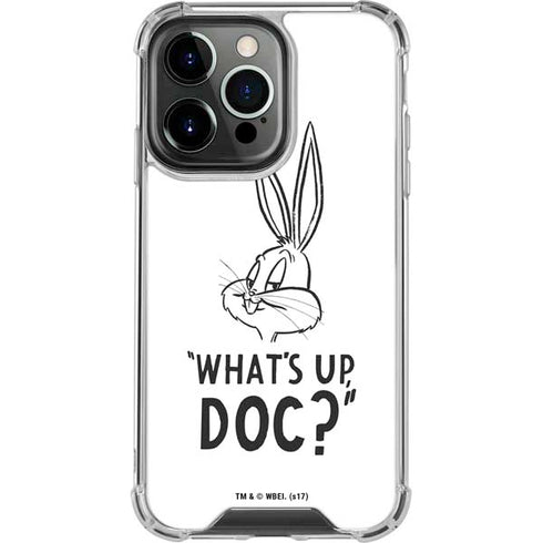 Looney Tunes Bugs Bunny Whats Up Doc iPhone 13 Pro Clear Case