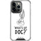 Looney Tunes Bugs Bunny Whats Up Doc iPhone 13 Pro Clear Case