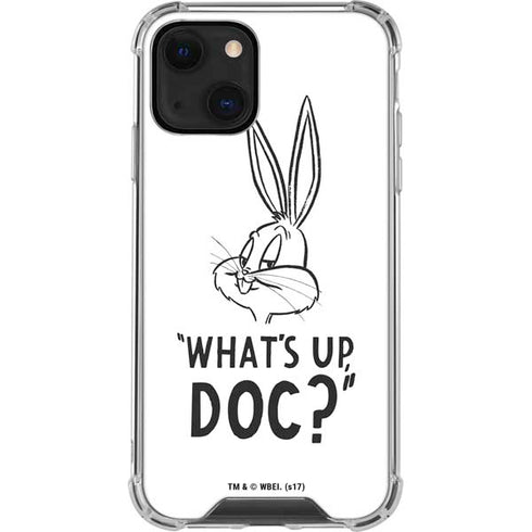 Looney Tunes Bugs Bunny Whats Up Doc iPhone 14 Clear Case