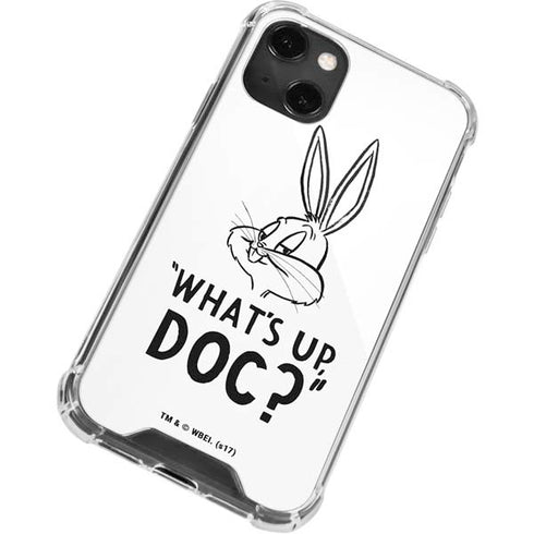Looney Tunes Bugs Bunny Whats Up Doc iPhone 14 Plus Clear Case