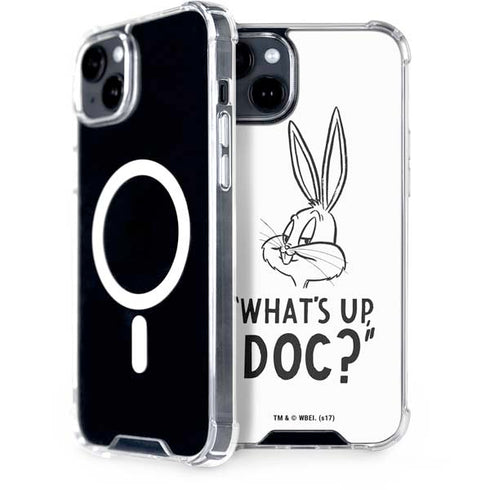 Looney Tunes Bugs Bunny Whats Up Doc iPhone 15 Plus MagSafe Case