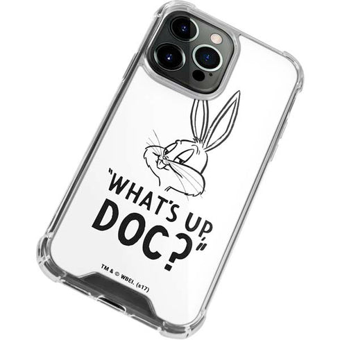 Looney Tunes Bugs Bunny Whats Up Doc iPhone 14 Pro Clear Case