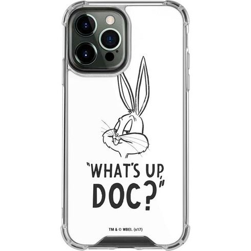 Looney Tunes Bugs Bunny Whats Up Doc iPhone 14 Pro Max Clear Case