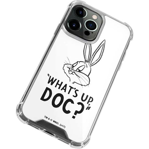 Looney Tunes Bugs Bunny Whats Up Doc iPhone 14 Pro Max Clear Case