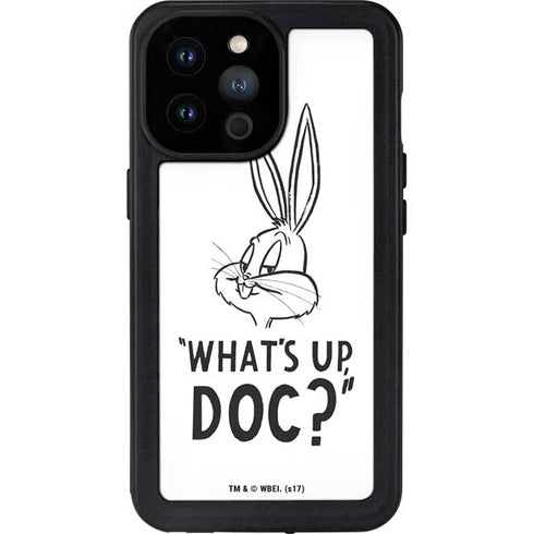 Looney Tunes Bugs Bunny Whats Up Doc iPhone 14 Pro Max Waterproof Case