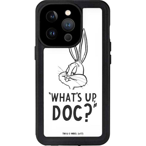 Looney Tunes Bugs Bunny Whats Up Doc iPhone 14 Pro Waterproof Case
