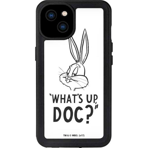 Looney Tunes Bugs Bunny Whats Up Doc iPhone 15 Plus Waterproof Case