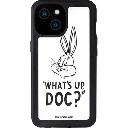 Looney Tunes Bugs Bunny Whats Up Doc iPhone 15 Waterproof Case