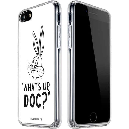 Looney Tunes Bugs Bunny Whats Up Doc iPhone SE (2nd & 3rd Gen) Clear Case