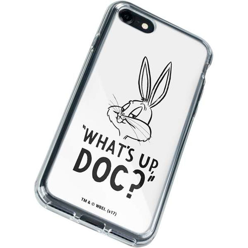 Looney Tunes Bugs Bunny Whats Up Doc iPhone SE (2nd & 3rd Gen) Clear Case